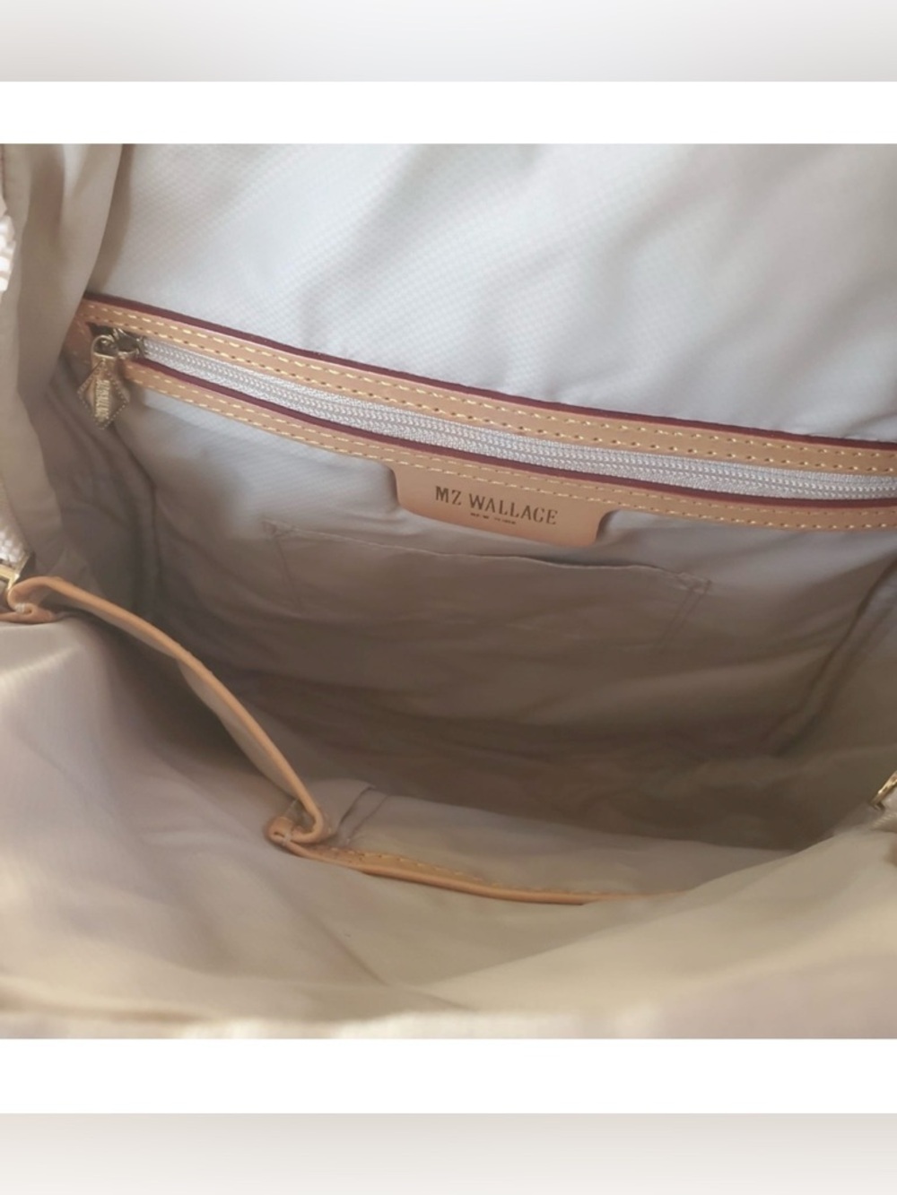 MZ WALLACE Small Metro Backpack - Metallic Rose NWOT - Picture 7 of 16